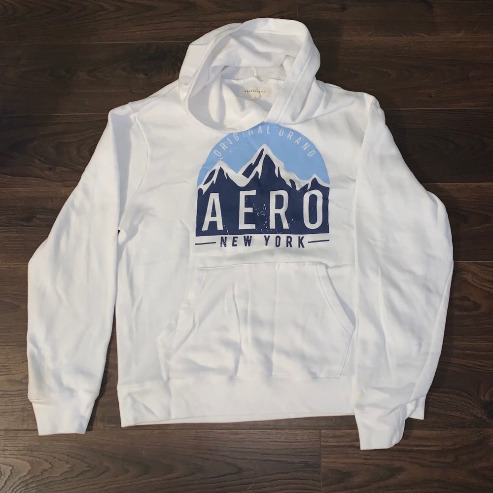 Aeropostale white hoodie